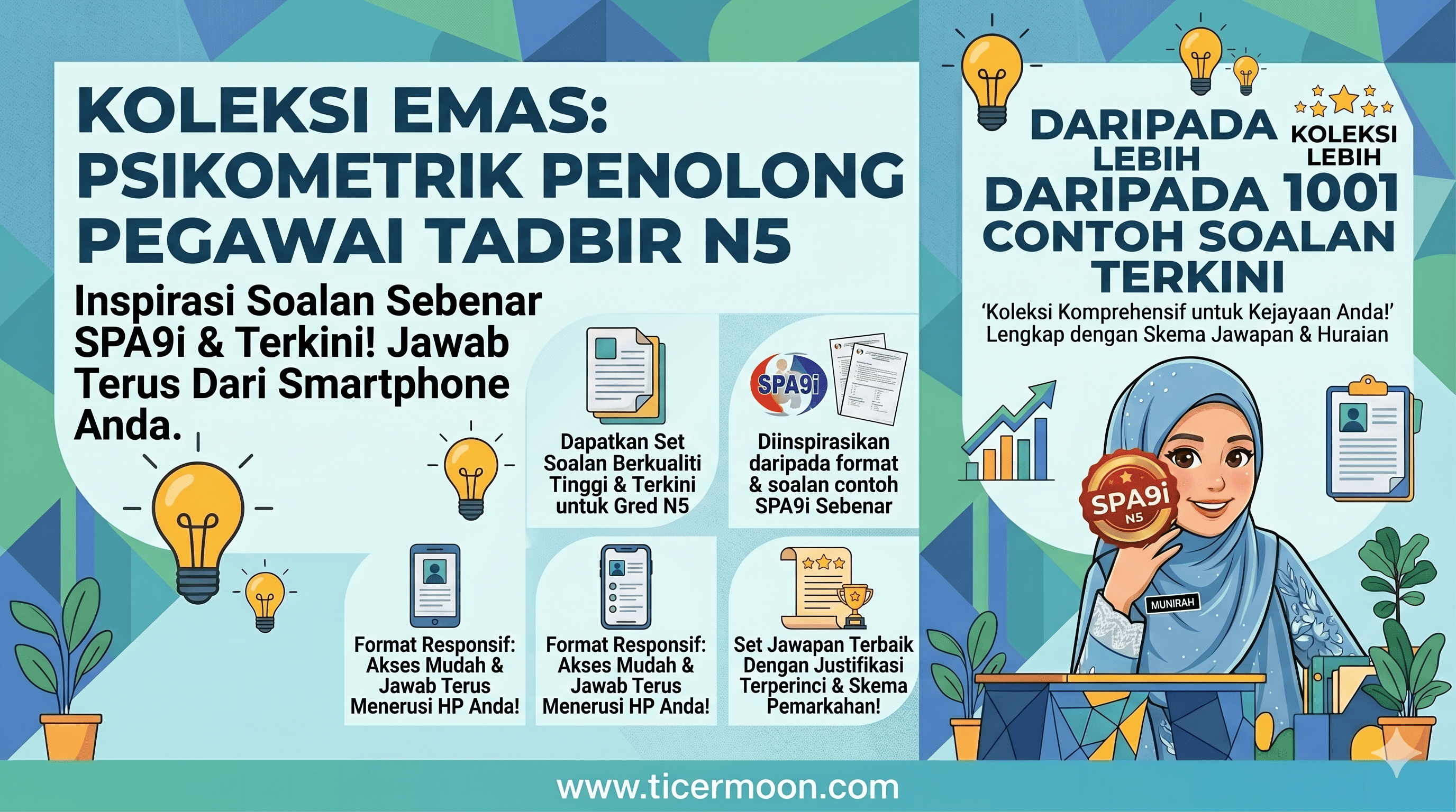SET SOALAN PSIKOMETRIK: PENOLONG PEGAWAI TADBIR GRED N5 TERKINI 2026 — 1